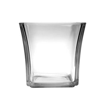 Libbey Crisa Glass Small Footed Bubble Bowl, Clear