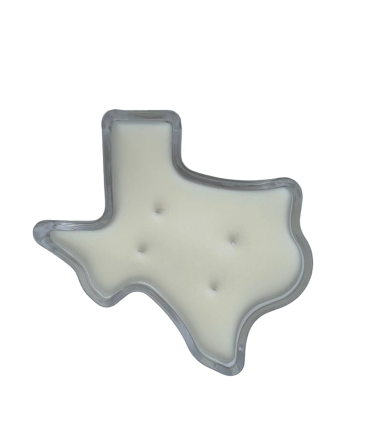 NEW!  Texas Shaped Glass Candy Dish