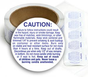 Small Caution Labels