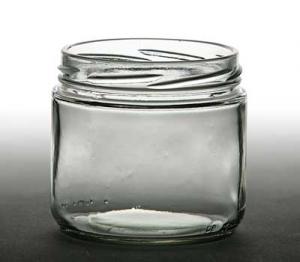Salsa Smoky Glass 12 oz Packed 12, w/lid, Irregular Product Detail @  Community Candle and Soap Supply