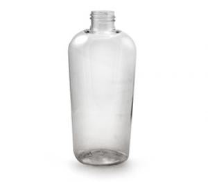Oval Cosmo Plastic Bottle 8 oz.