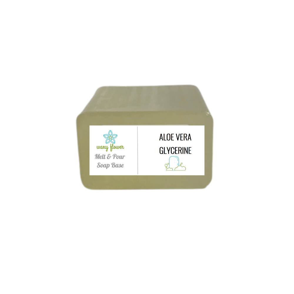 Aloe Vera Glycerine Melt and Pour Soap Base – Waxy Flower