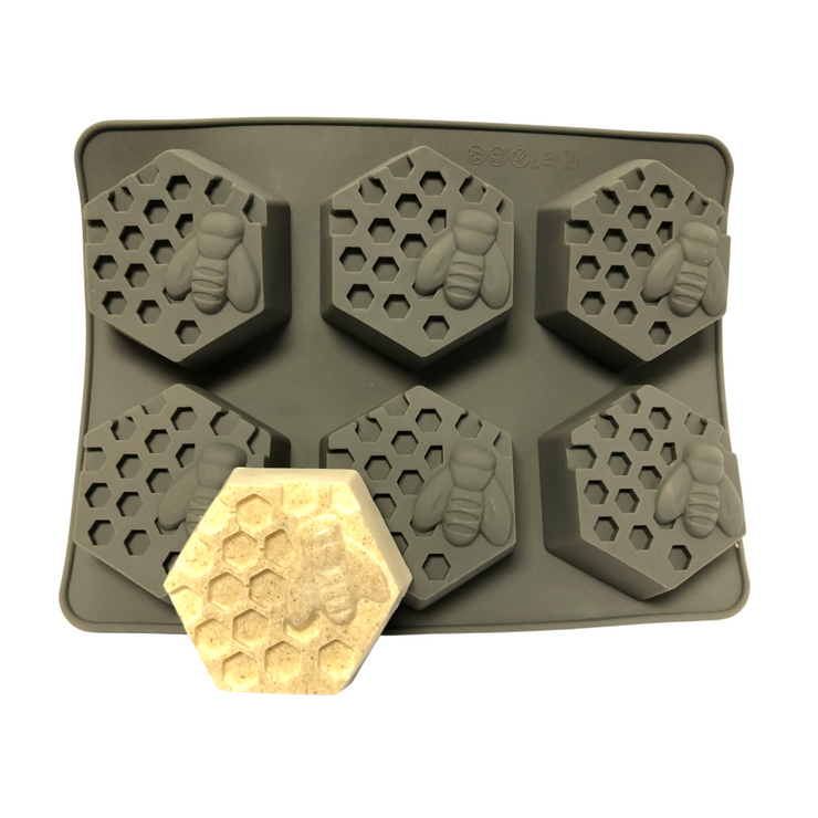Honeycomb and Bee Soap Mold