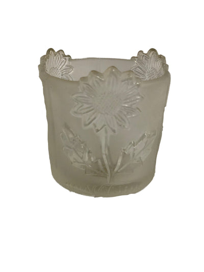 4 oz. Frosted Votive, Sunflower- pack of 24