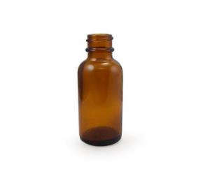 Boston Round Amber Bottle 1 oz.